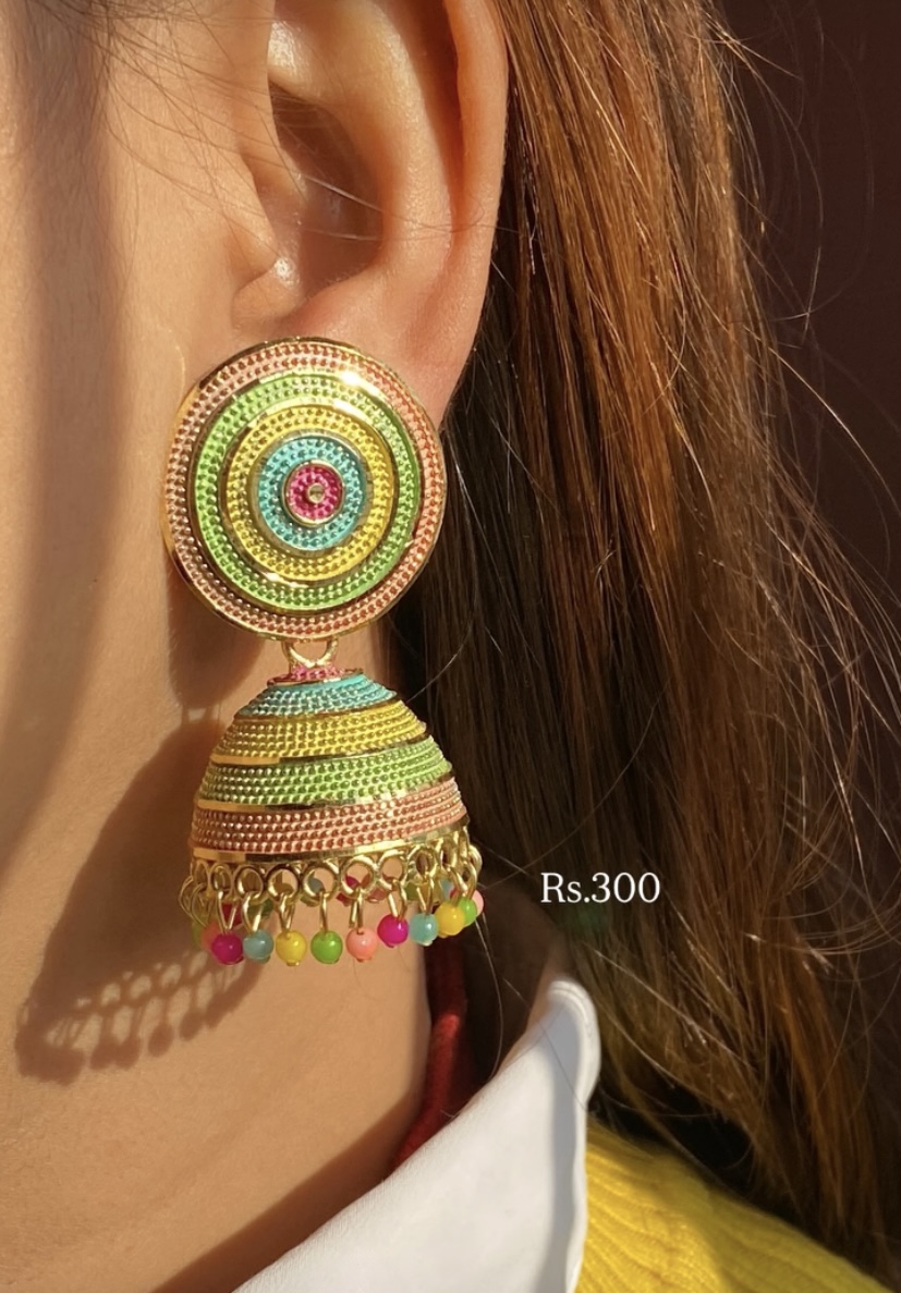 Colorful Jhumka