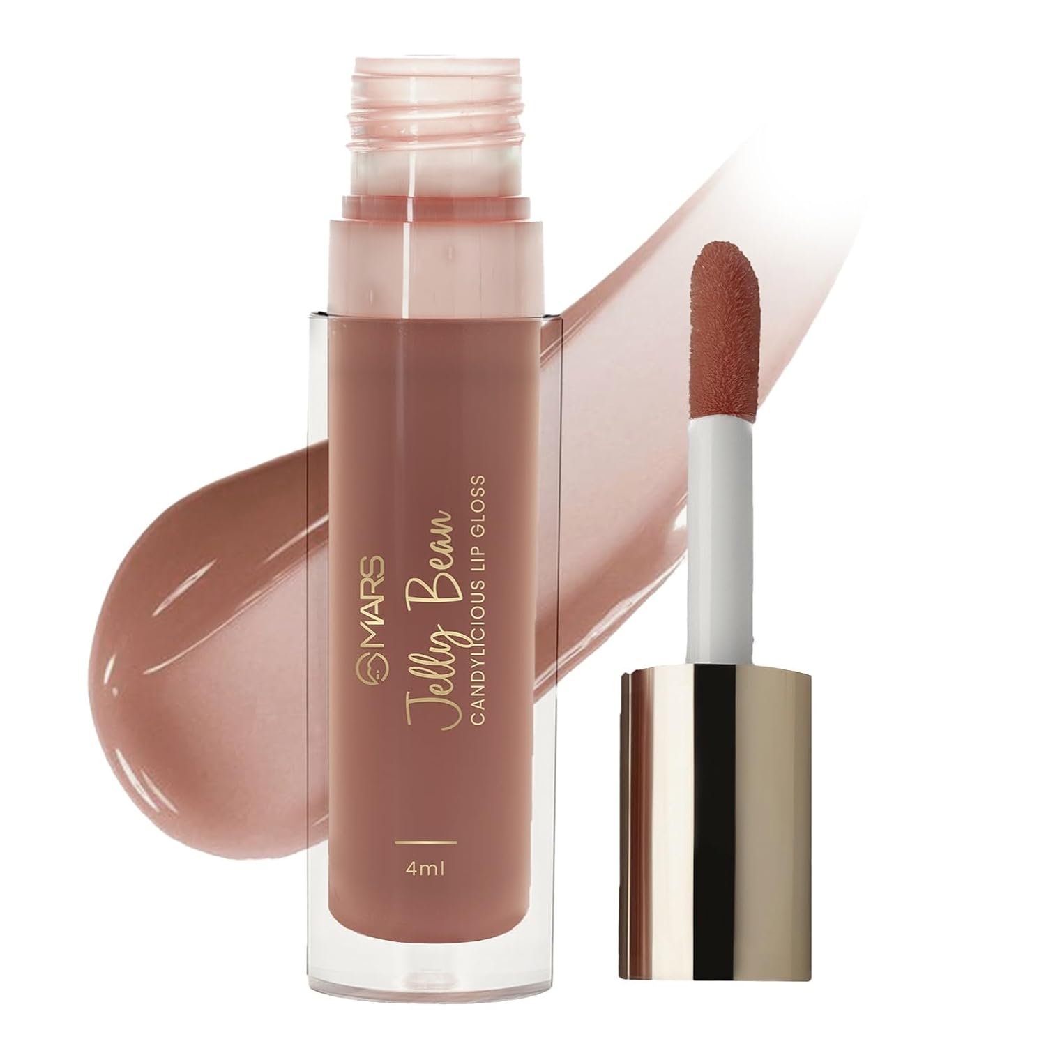 MARS Candylicious Colored Lip Gloss 03 Caramel Crunch | Hydrating, High Shine, Non-Sticky | Authentic at Best Price