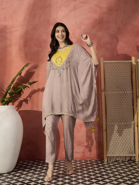 Round Neck Kaftan Kurta
