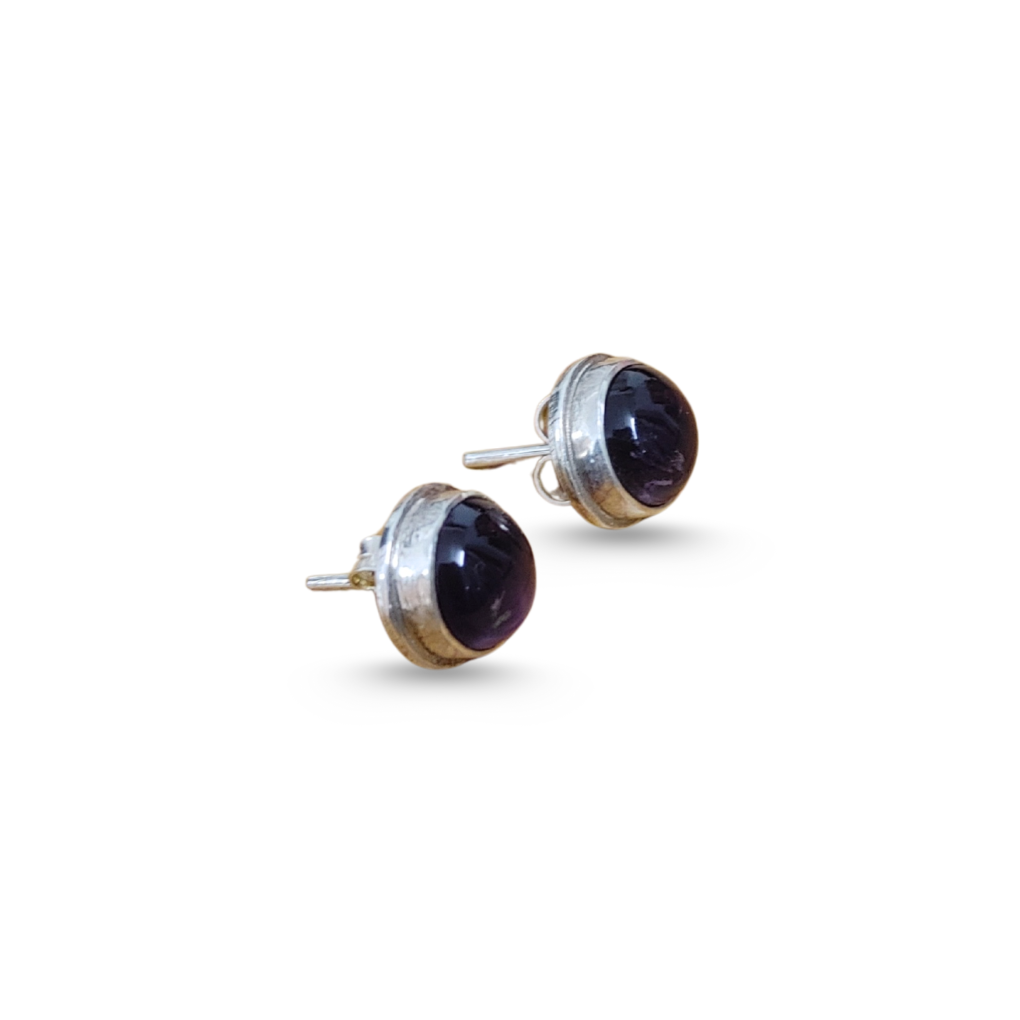 Amethyst Stud Earrings