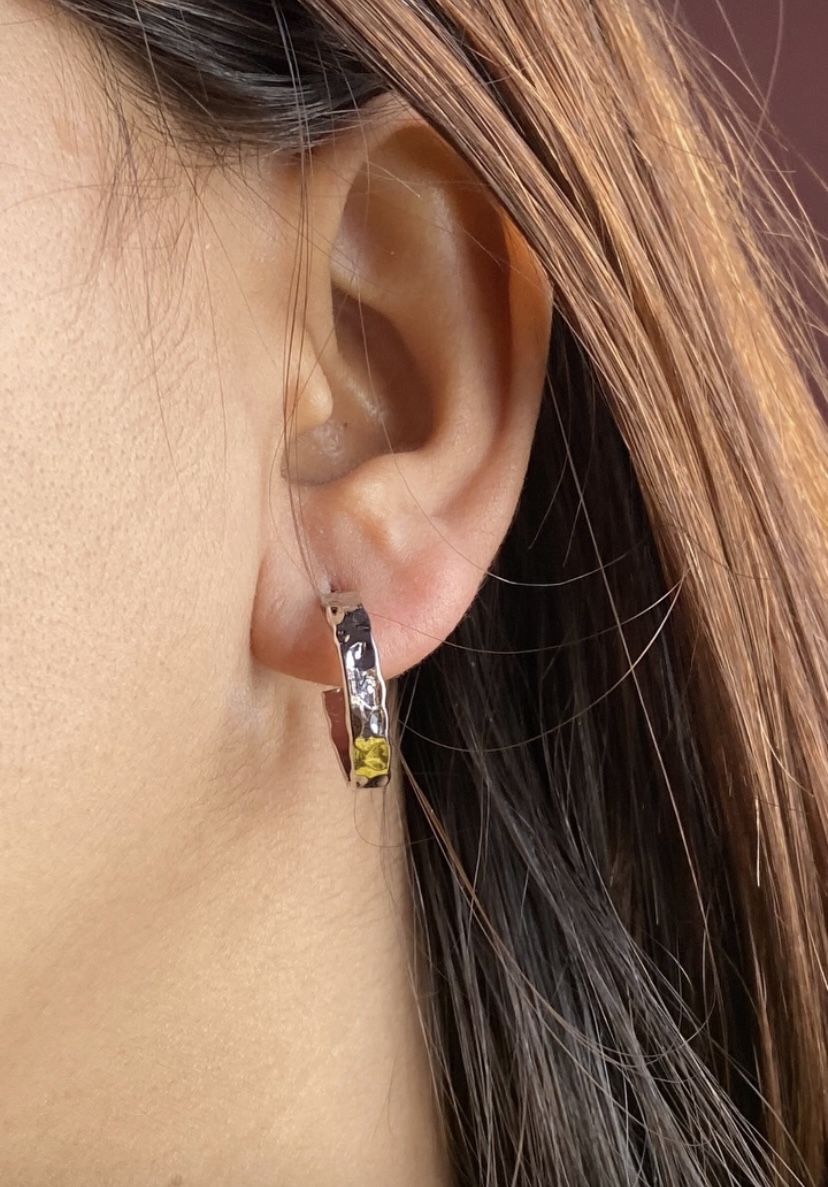 Silver Hoops
