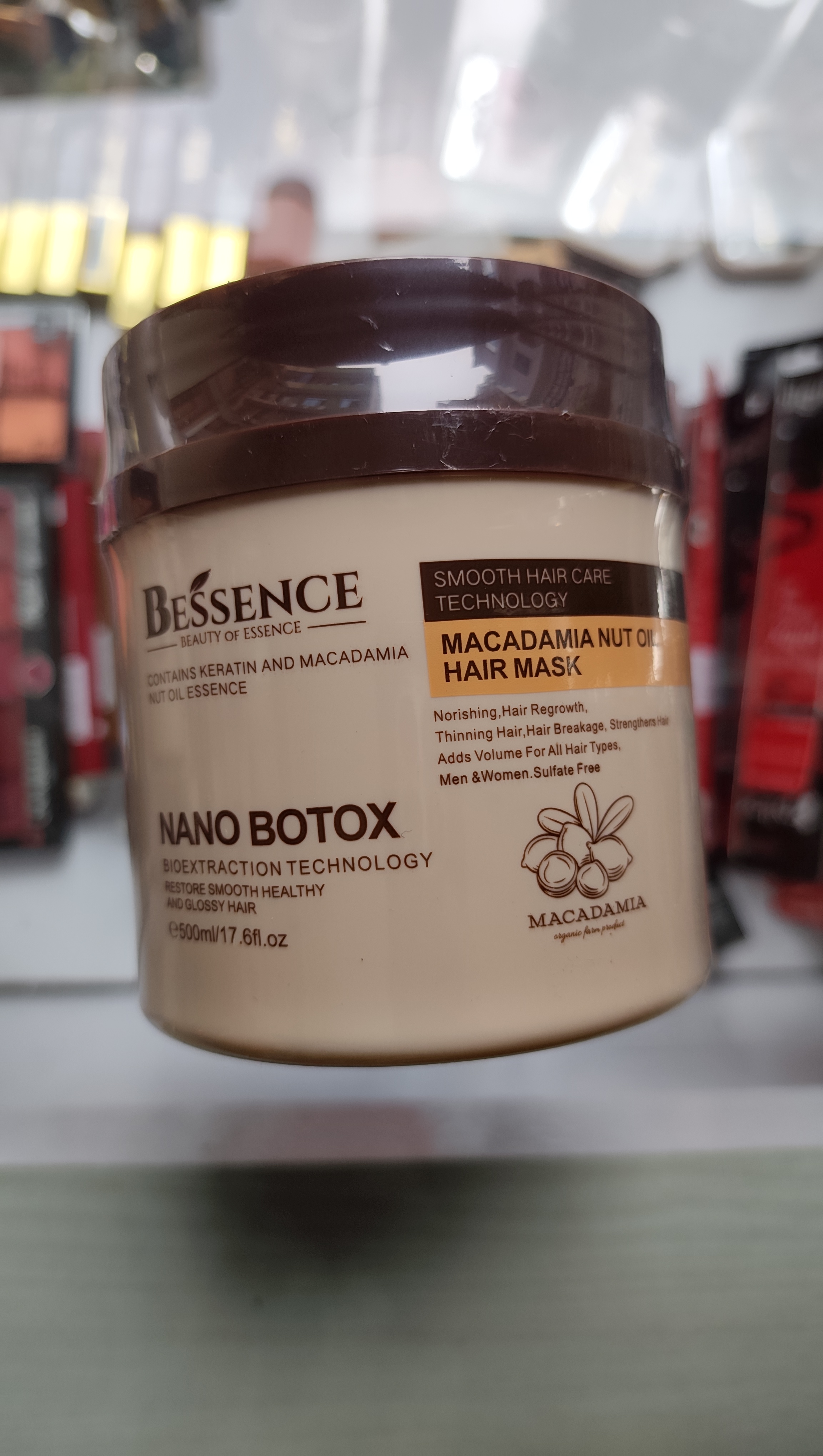 Bessence macadamia nut oil hair mask