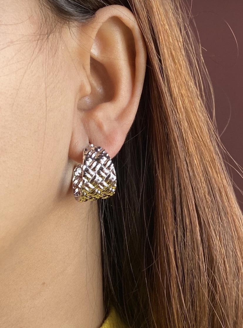 Silver Hoops