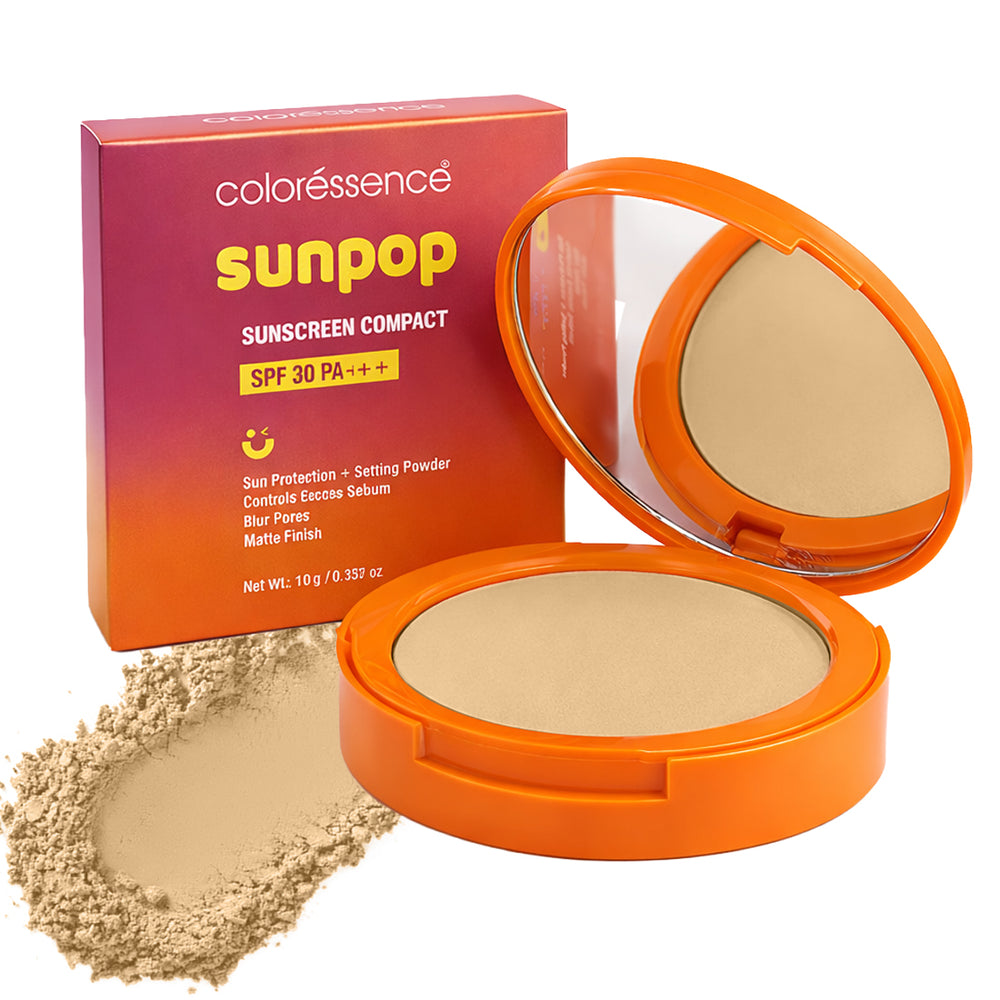 Color essence sunscreen compact