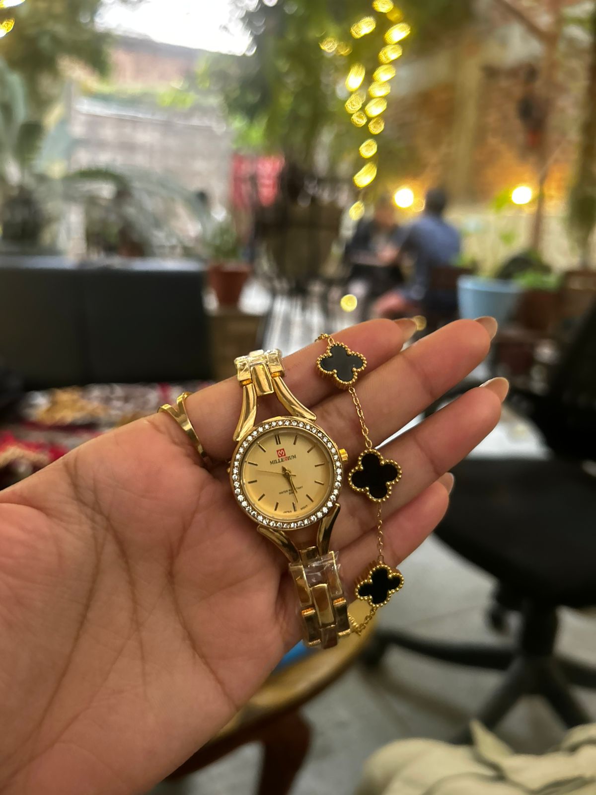 Combo set - Golden Watch and Bracelet