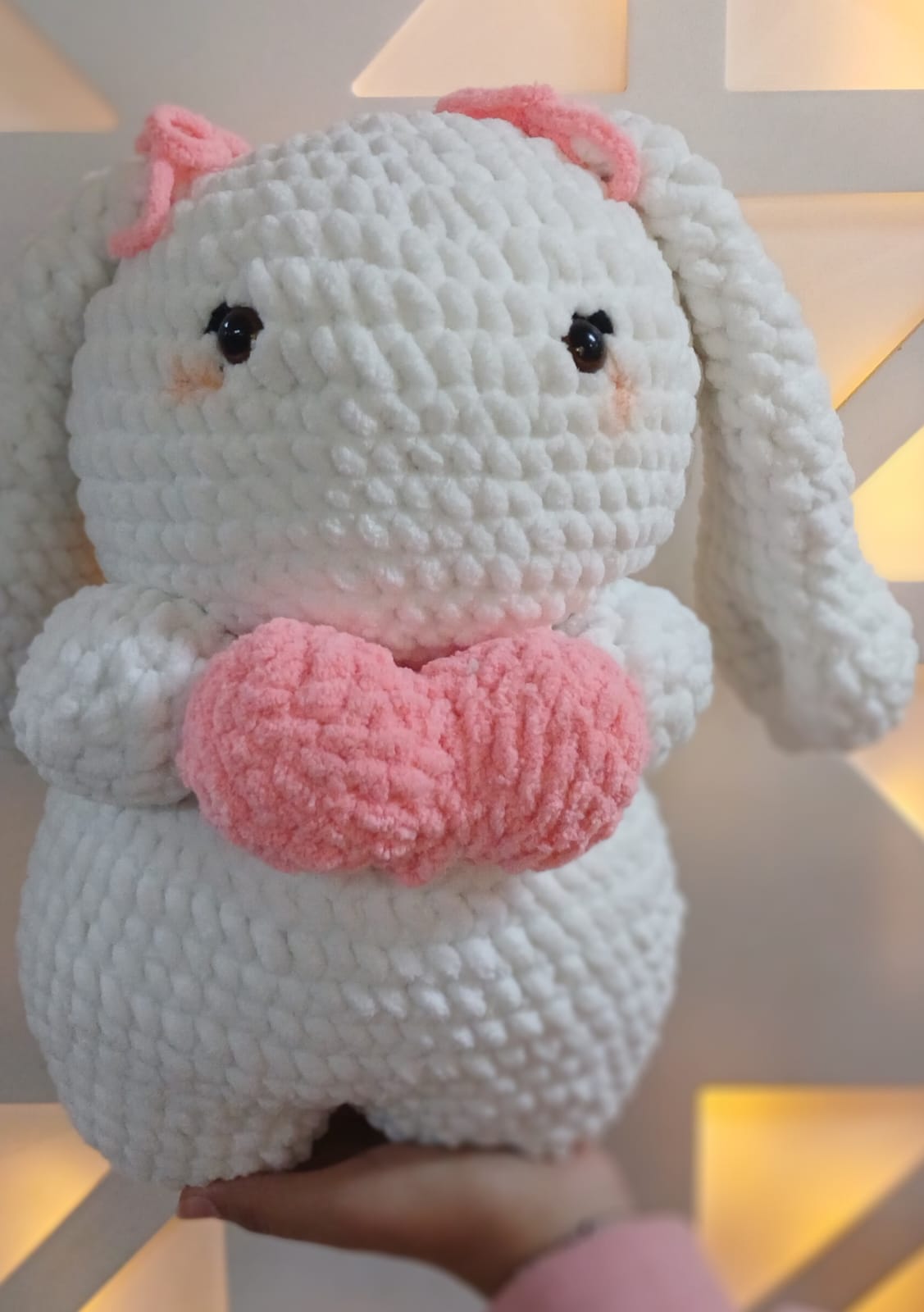 Crocheted Bunny Chunky Yarn
