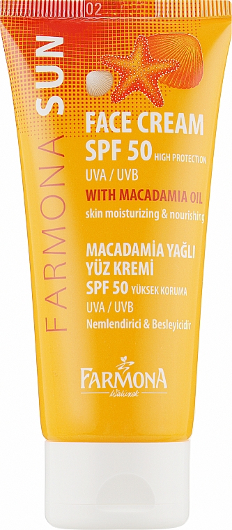 Farmona face cream spf 50 with macadamia oil