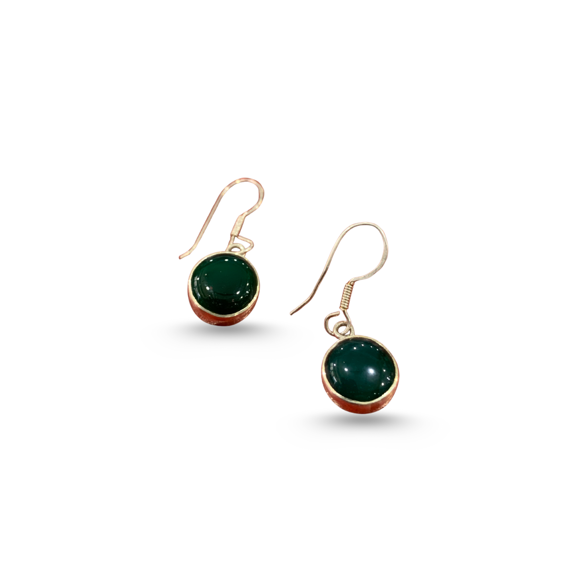 Green Onyx Dangle Earrings