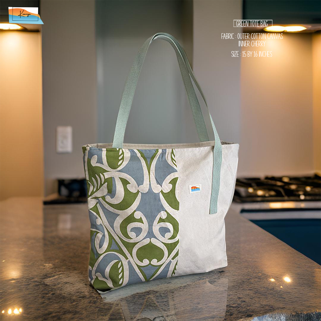 Green Tote Bag
