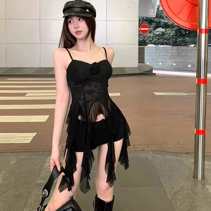 Korean Style Long Stylish Fancy Top
