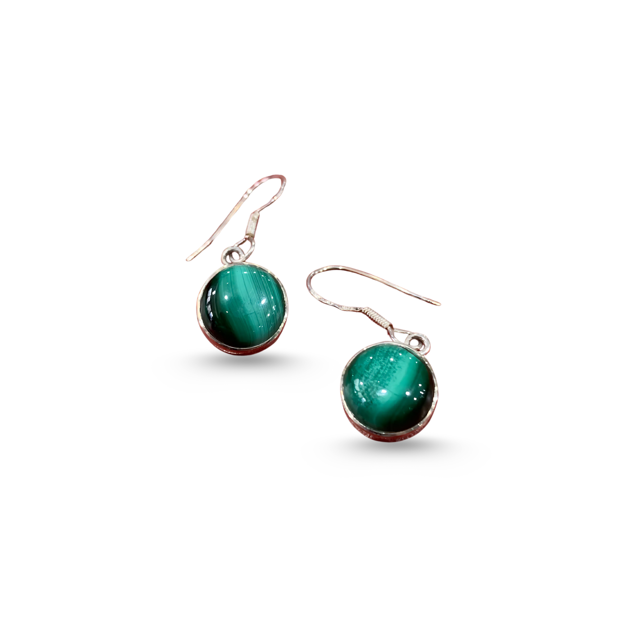 Malachite Dangle Earrings