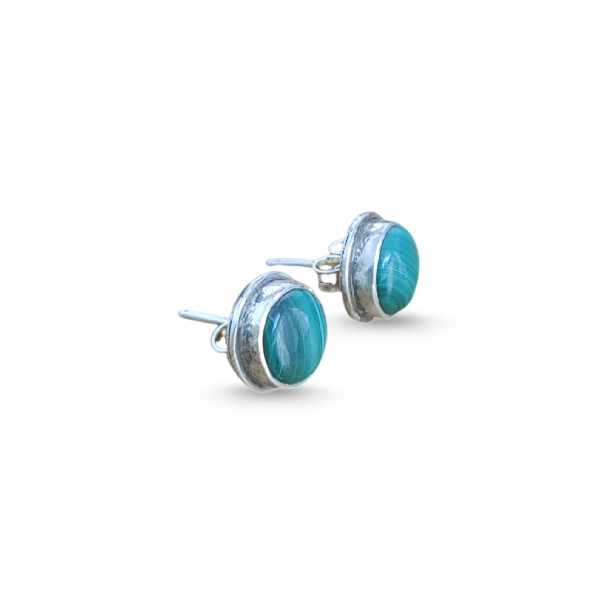 Malachite Stud Earrings