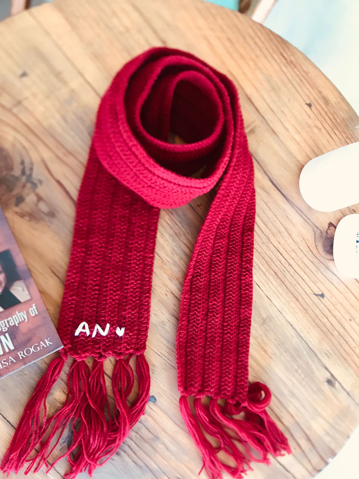 Mikasa scarf with Initials