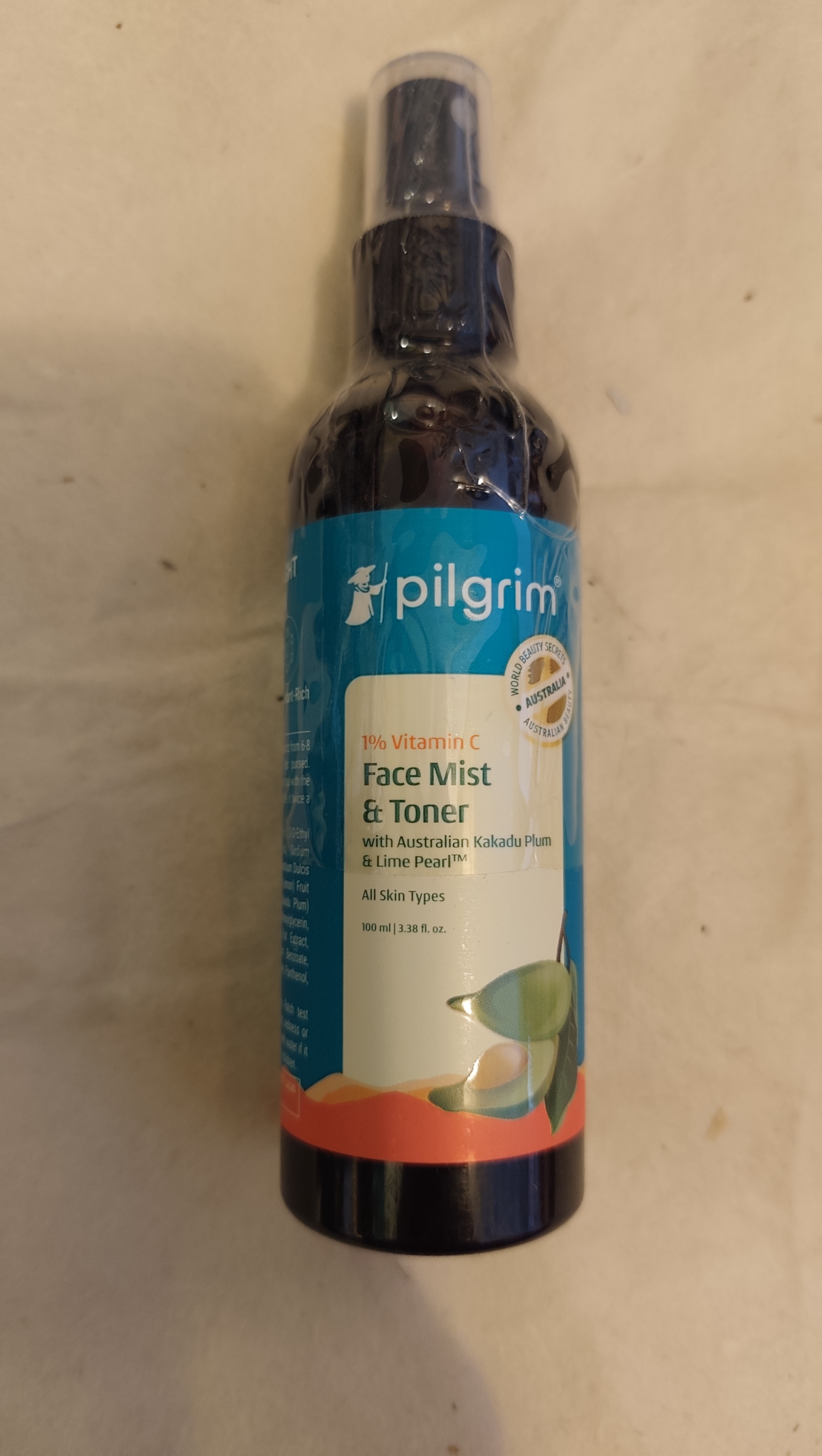 Pilgrim 1 percent but c face mist and toner