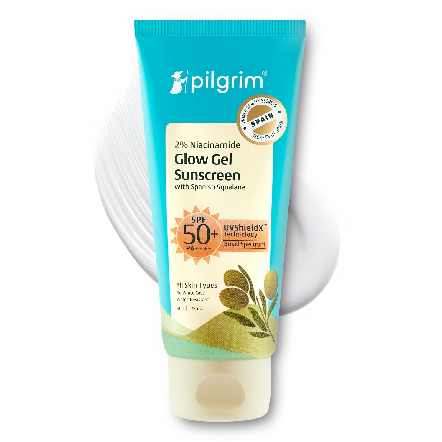 Pilgrim glow gel sunscreen