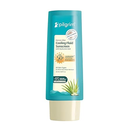 Pilgrim korean aloe fluid sunscreen
