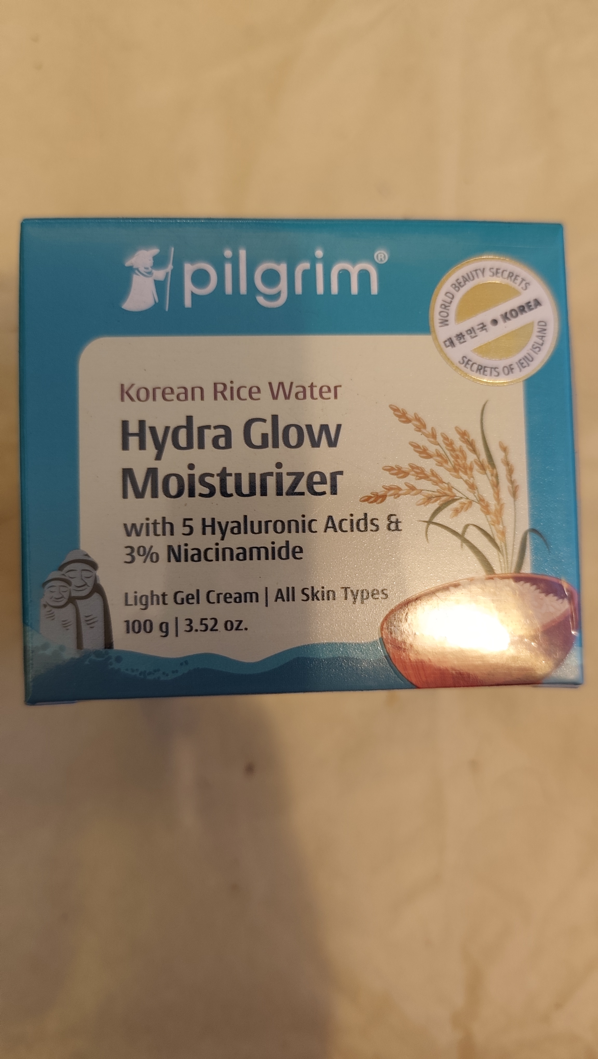 Pilgrim Korean rice water hydraglow moisturiser