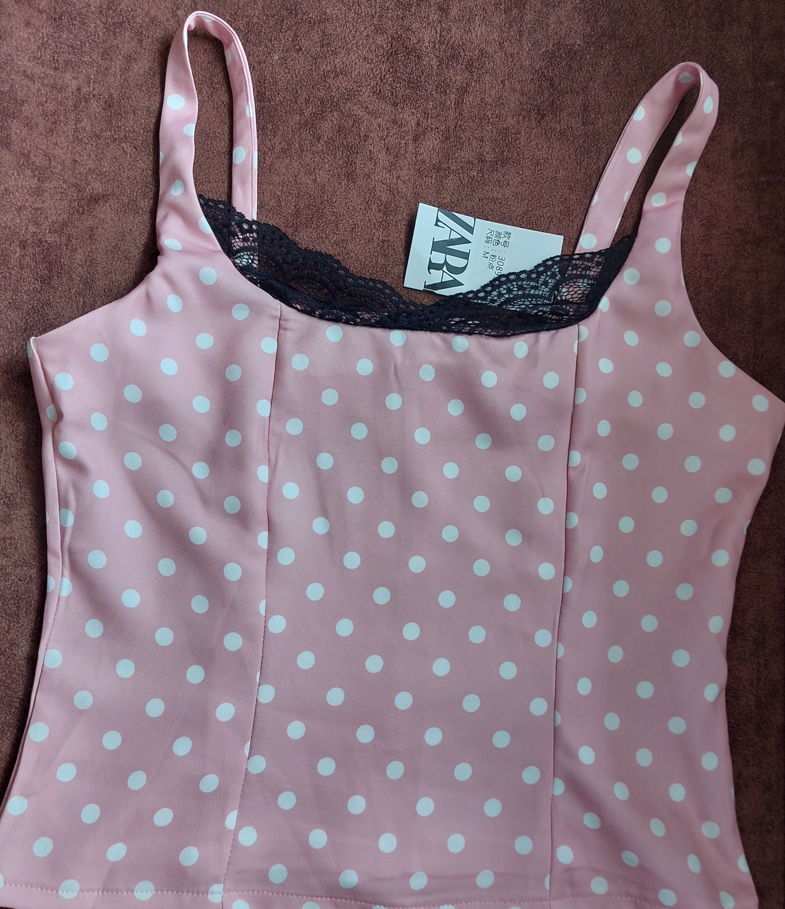 Polka dot top
