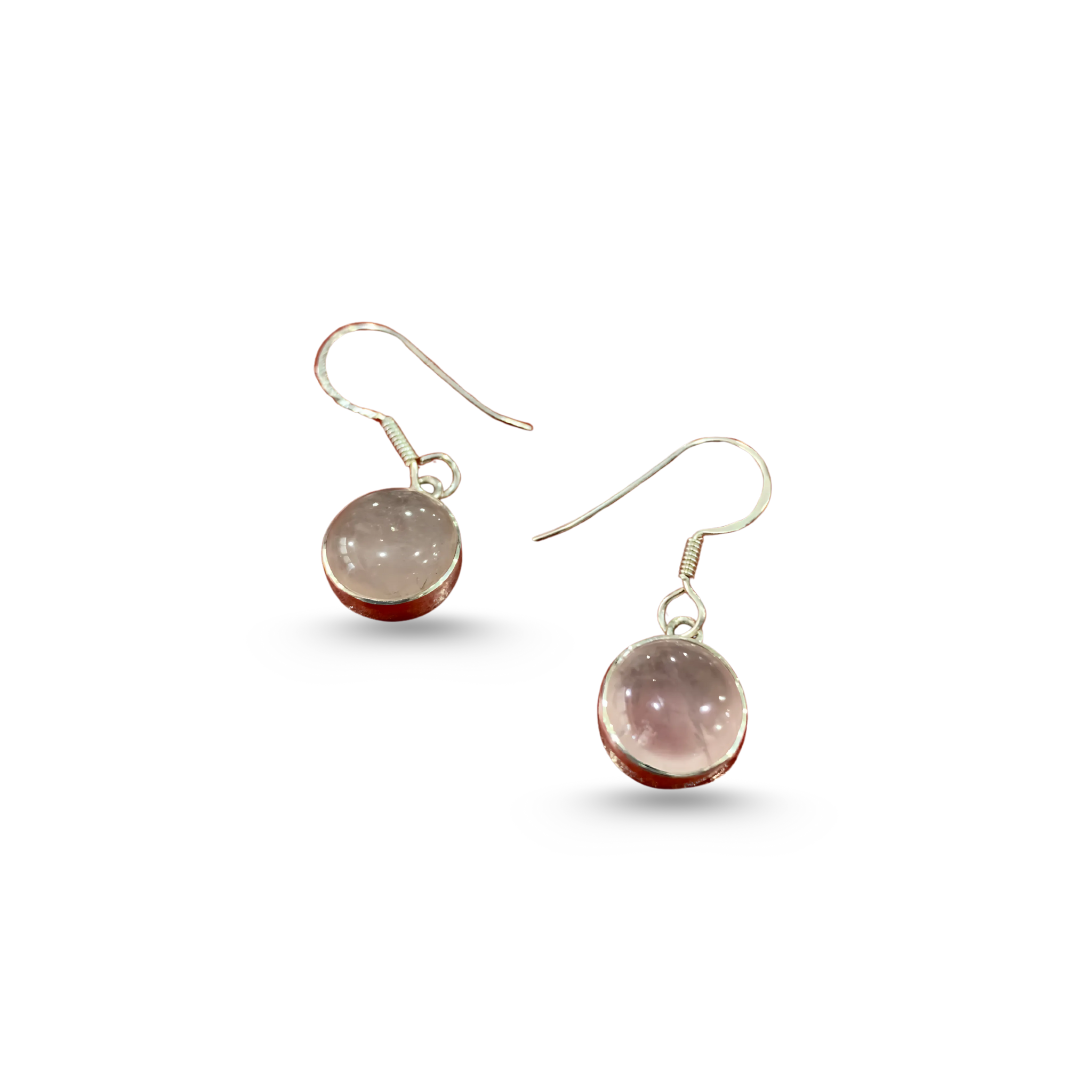 Rose Quartz Dangle Earrings