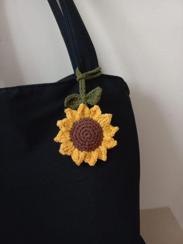 Sunflower Bag Charm