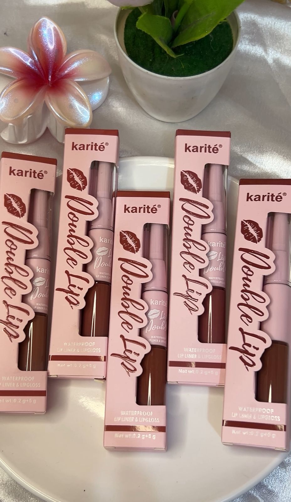 Two-in-One Lip Gloss & Lip Liner | Long-Lasting Gloss in Nepal