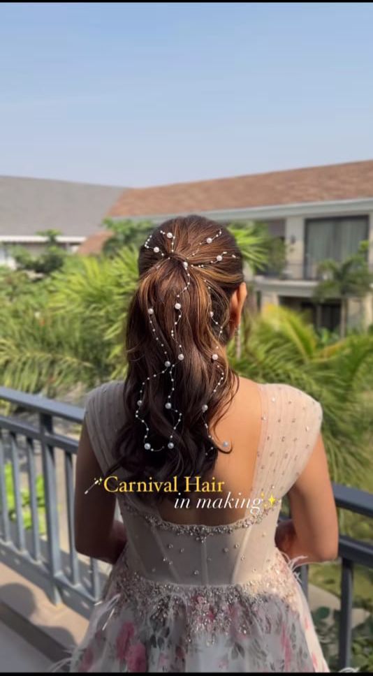 White Beads for Hair | Hair Accessories for Girls
